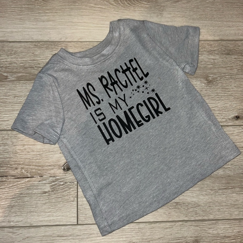 Gray Kids T-Shirt
Ms. Rachel is my homegirl 🫶🏼